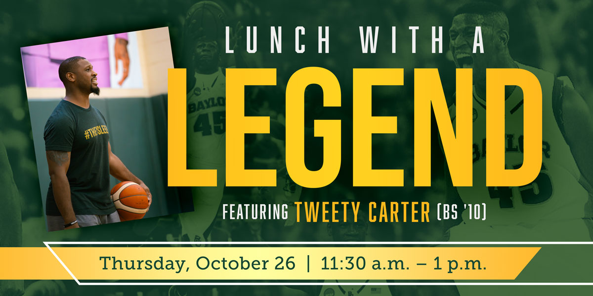 Lunch with a Legend featuring Tweety Carter (BS '10)