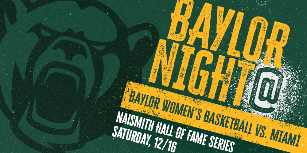 Baylor Night at the Women's Basketball vs Miami