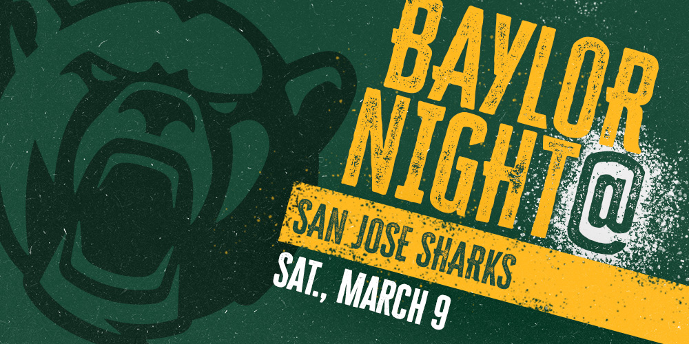 Baylor Night at the San Jose Sharks | Saturday, March 9