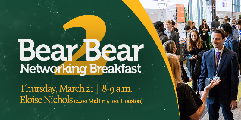 Houston Bear2Bear Networking Breakfast | Thursday, March 21, 8-9 a.m. | Eloise Nichols