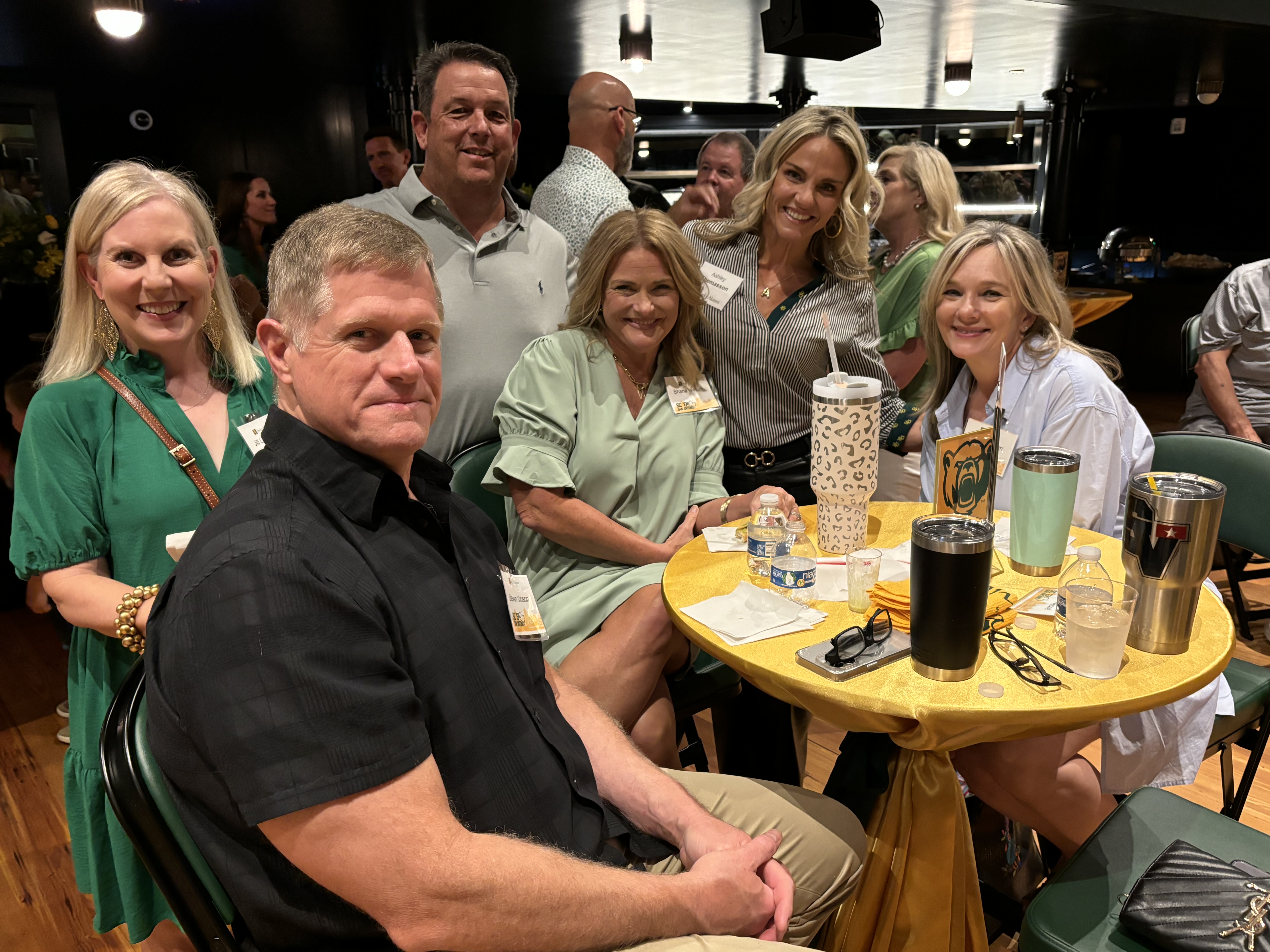 Group of Baylor alumni at a Baylor University event