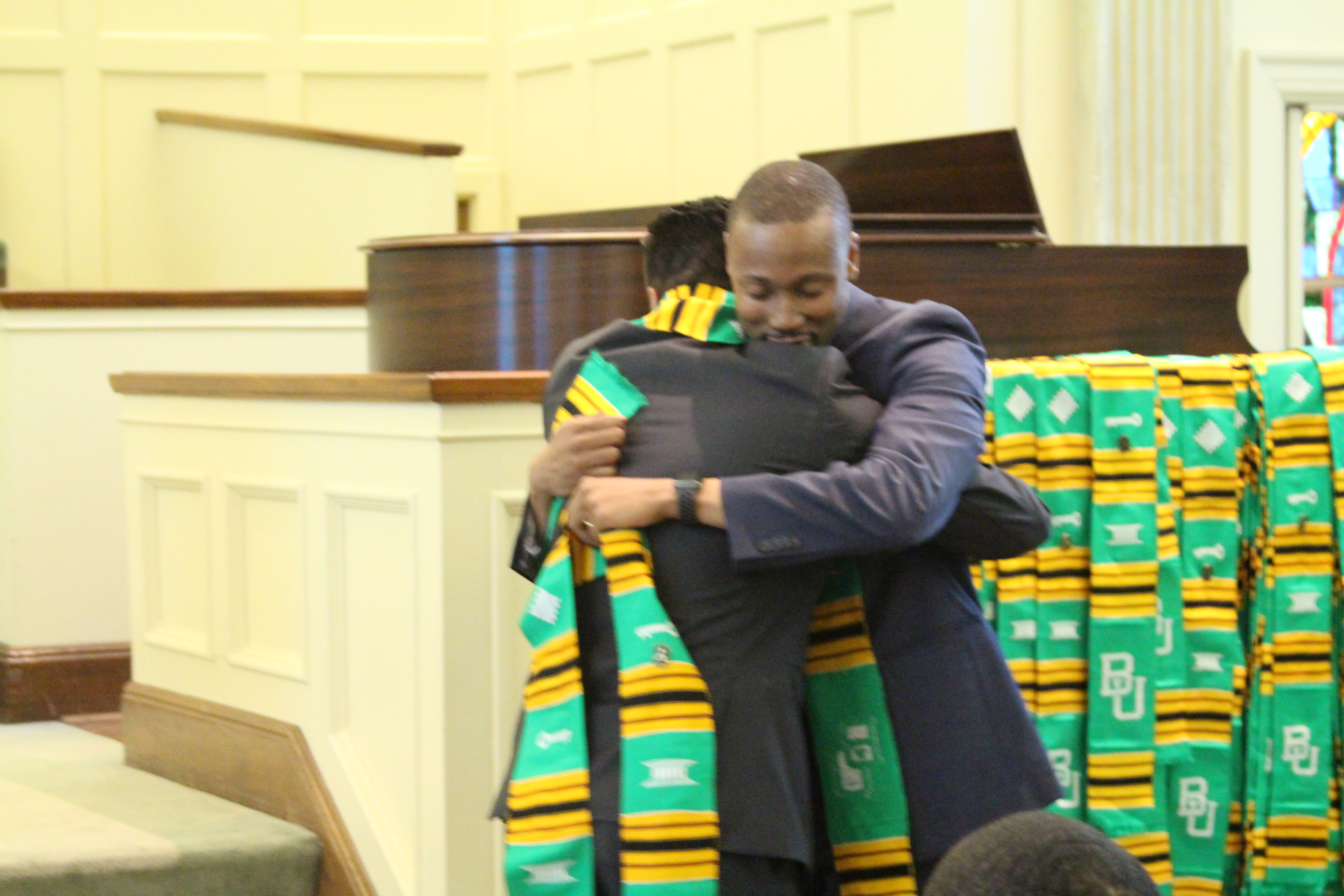 Dr. Geoffrey Griggs (ABC ’25) at Kente Ceremony