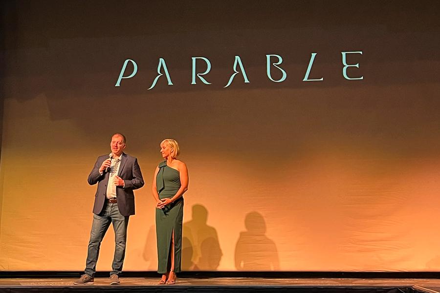 Ritchey Cable and Kelli Stuart at Parable Film Premiere